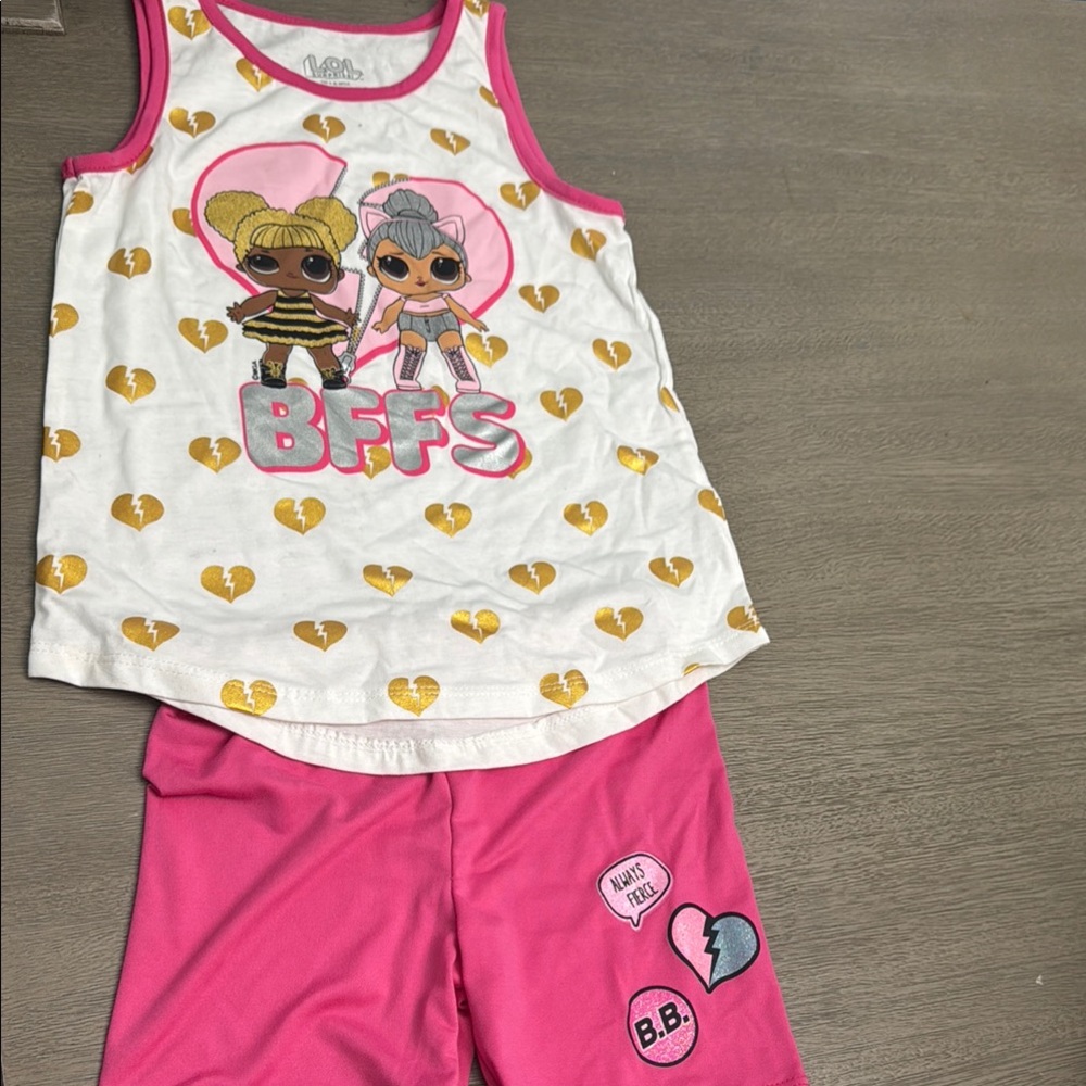 Girls' BFFs Tank Top and Shorts Set